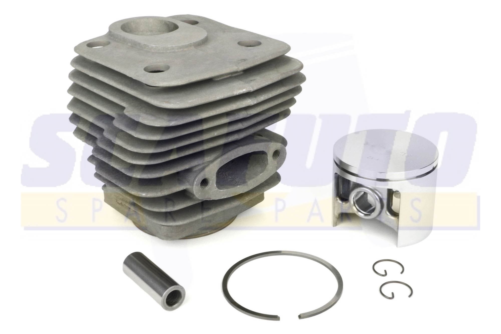 Cilindro Pistone Per Motosega Husqvarna 281, 181, 288, 288XP - 54mm, ALL-CARB, 1 Anno Garanzia - Foto 2