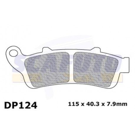 Pastiglia freno HONDA DP124 Ant.
