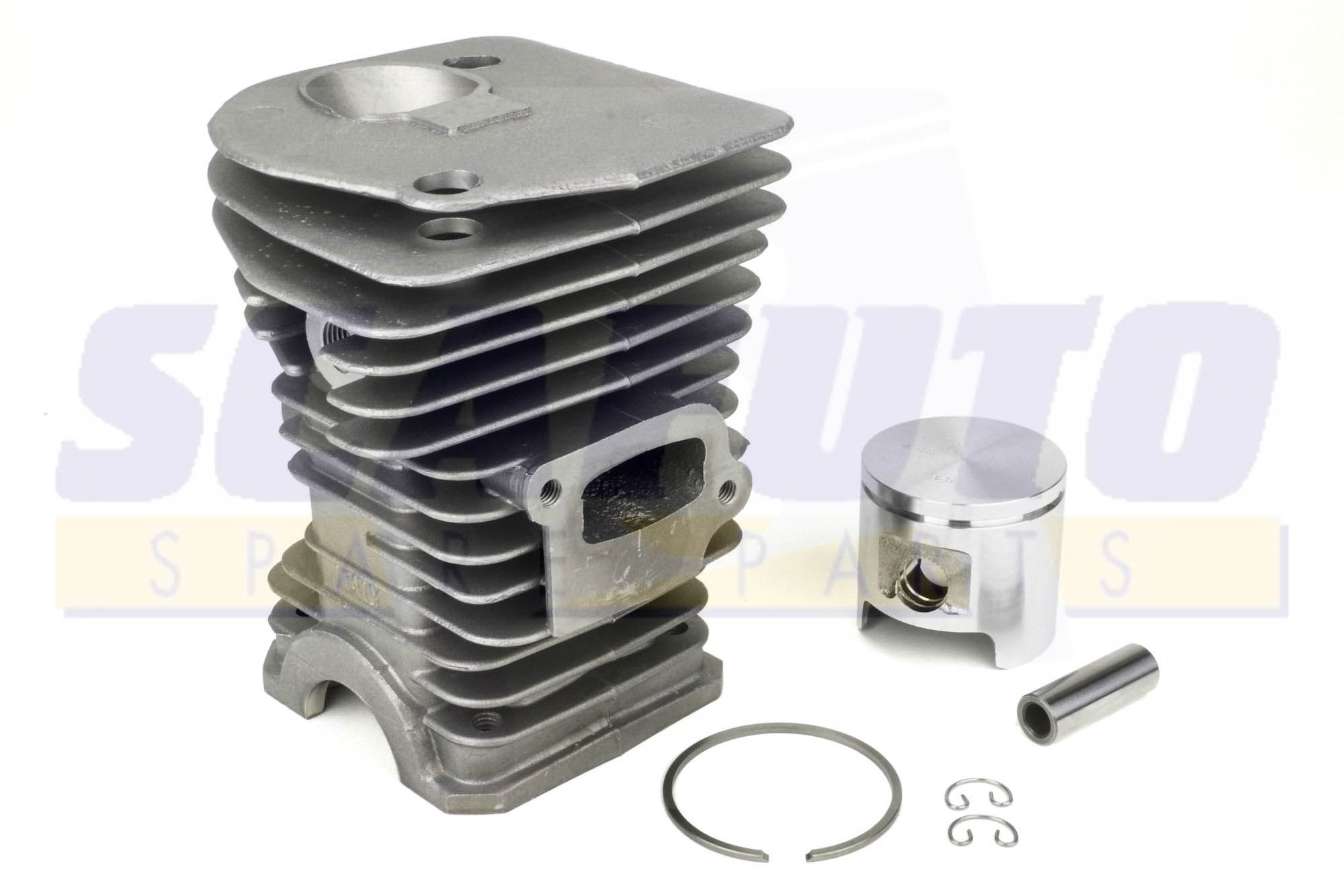 Kit Pistone E Cilindro 44mm Per Motosega Husqvarna 340, 345, 350 - Completo Di Guarnizioni, Candela, Valvola