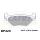 Pastiglia freno YAMAHA DP423 Post