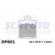 Pastiglia freno APRILIA-CAGIVA-DUCATI-HM-HONDA-KTM-MONTESA-MOTOGUZZI-YAMAHA DP601 Ant./Post