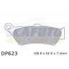 Pastiglia freno APRILIA-BMW-DUCATI-HONDA-HUSQVARNA-KTM-MOTOGUZZI-TRIUMPH-YAMAHA DP623 Ant./Post