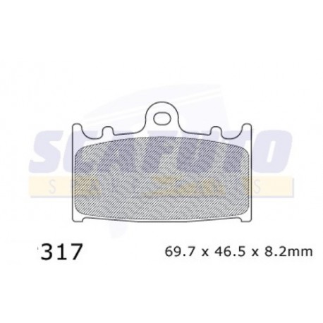 Pastiglia freno KAWASAKI-SUZUKI SDP317 Ant.