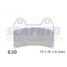 Pastiglia freno APRILIA-BENELLI-BMW-CAGIVA-DUCATI-KTM-MOTOGUZZI-MV-SUZUKI-YAMAHA SDP630 Ant.