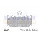 Pastiglia freno BMW SDP641 Ant.