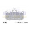Pastiglia freno BMW SDP641 Ant.