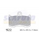 Pastiglia freno KAWASAKI/SUZUKI/TRIUMPH SDP922 Ant.