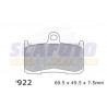 Pastiglia freno KAWASAKI/SUZUKI/TRIUMPH SDP922 Ant.