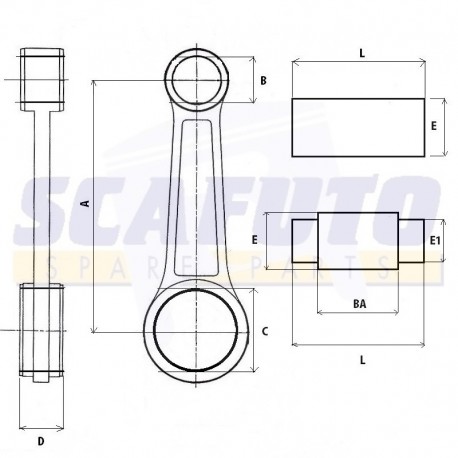 Biella ROTAX 125 2 tempi H2O SPECIALE